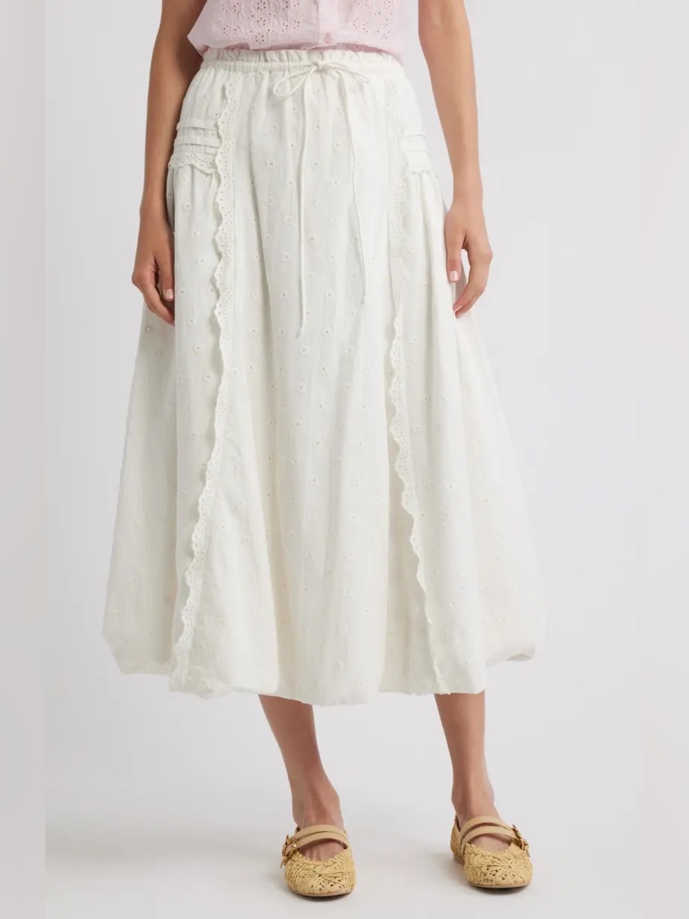 Damson Madder Agatha Embroidered Bubble Skirt 6 NWT